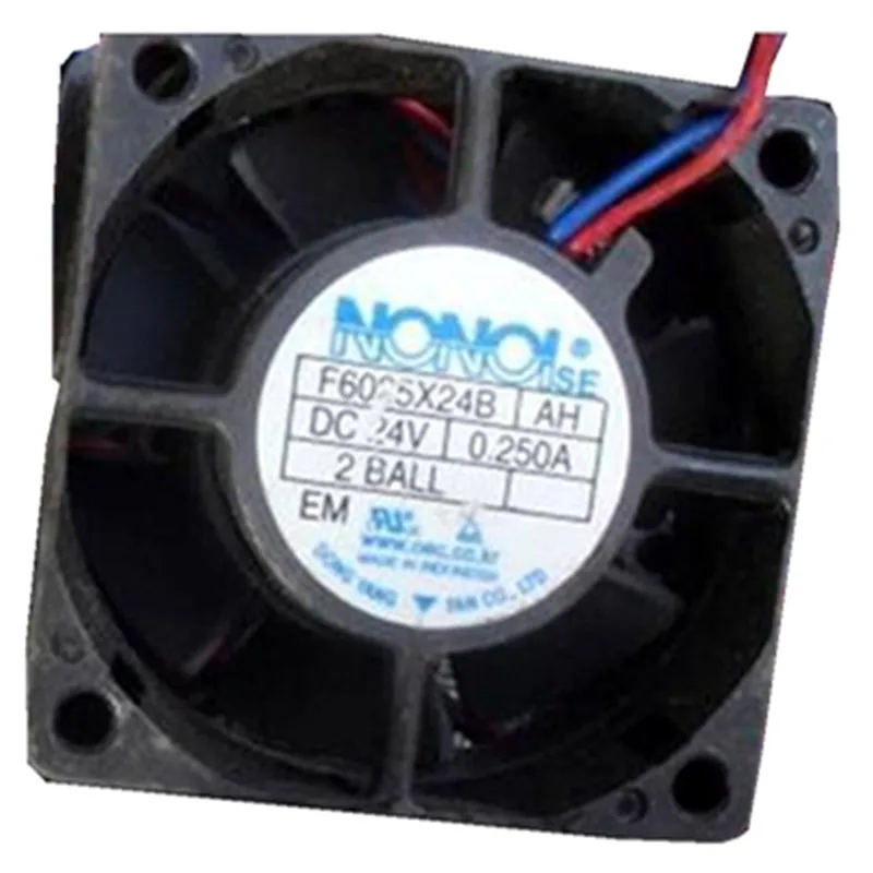 F6025X24B DC24V 0.25A 6cm 6025 60x60x25mm Cooling Fan - Image 2